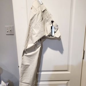 Express Photographer Men's dres pants. Light cream